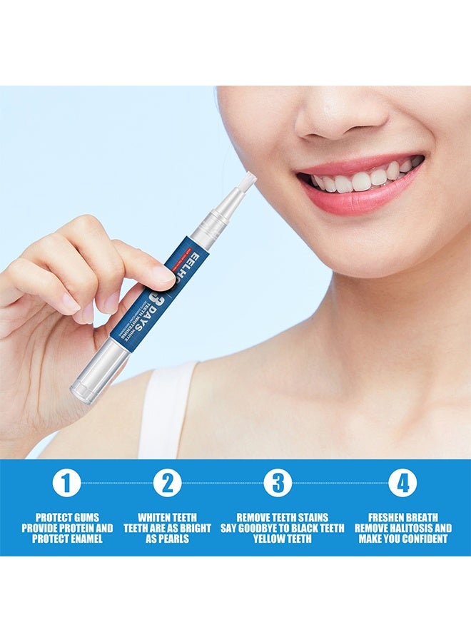 EELHOE Teeth Whitening Pen, Tooth Whitening Pen for Bright White Teeth, Teeth Whitening Gel for Oral Care, Fast Removes Years of Stains - Image 5